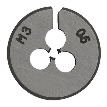 Sealey SSDM3 Split Die M3 x 0.5mm Sealey