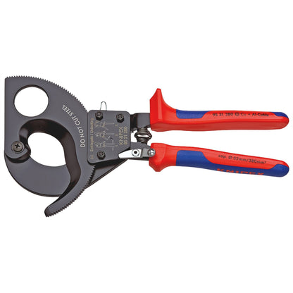 Knipex 18557 95 31 280 Ratchet Action Cable Cutter 280mm Knipex