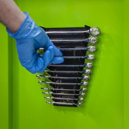 Sealey WR03 Spanner Rack Magnetic Capacity 12 Spanners Sealey