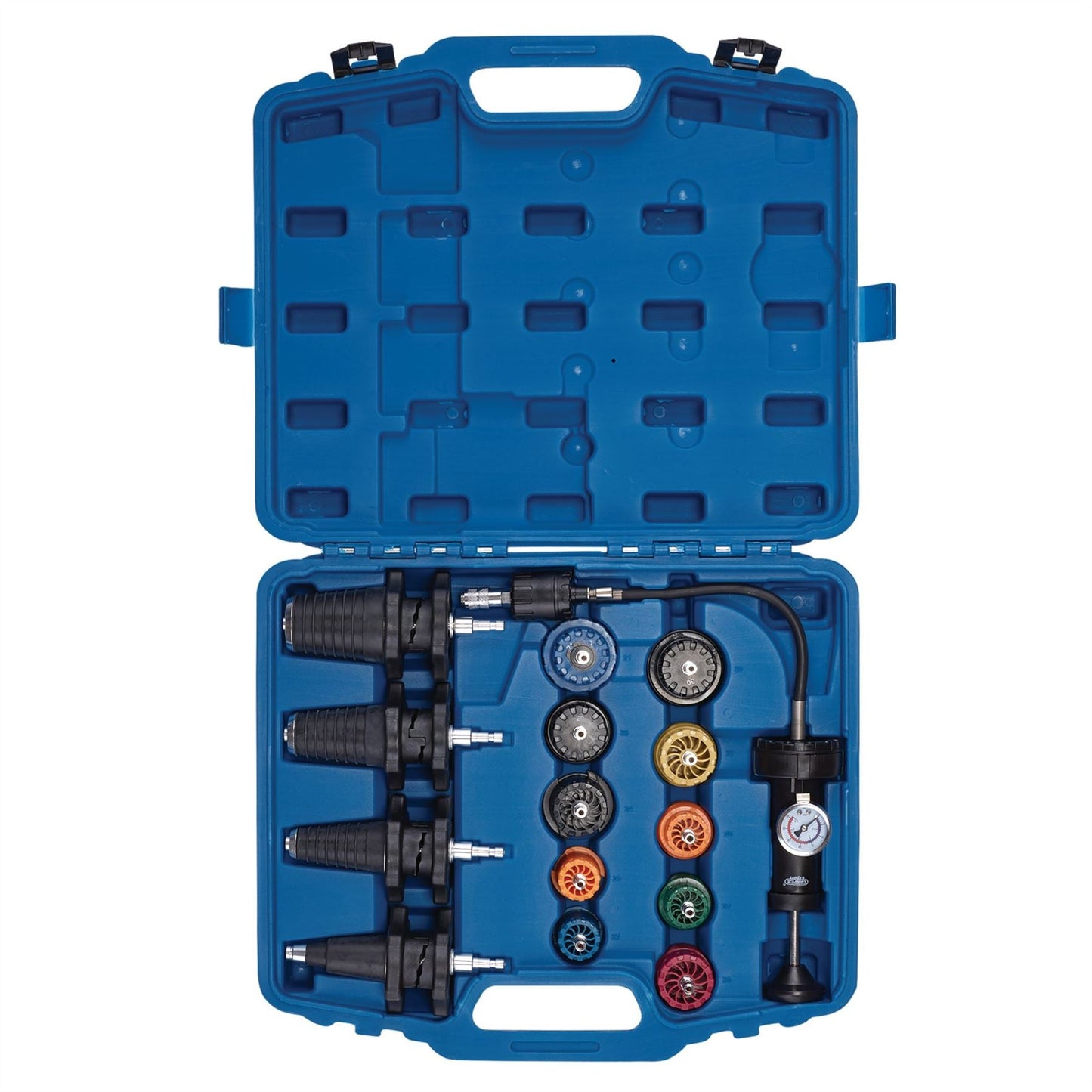 Draper 21439 Expert Universal Pressure Test Kit 15 Piece Draper