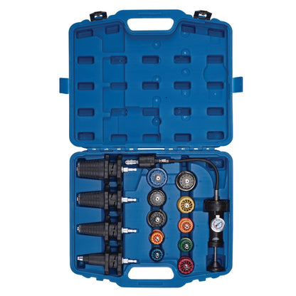 Draper 21439 Expert Universal Pressure Test Kit 15 Piece Draper