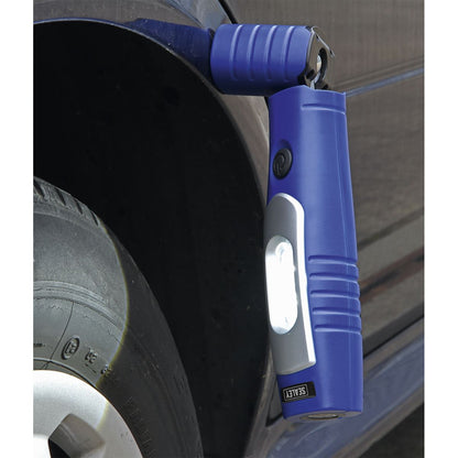 Sealey LED3602B Rechargeable 360° Inspection Light 4W & 3W SMD LED Blue Lithium-ion Sealey