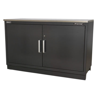 Sealey APMS02 Modular Floor Cabinet 2 Door 1550mm Heavy-Duty Sealey