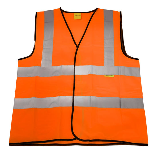 Sealey 9812l Hi-Vis Orange Waistcoat (Site and Road Use) - Large Sealey