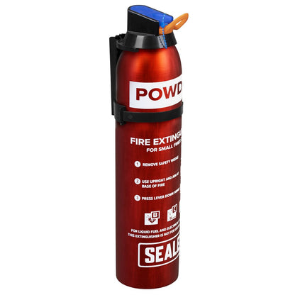 Sealey SDPE006D Fire Extinguisher 0.6kg Dry Powder - Disposable Sealey