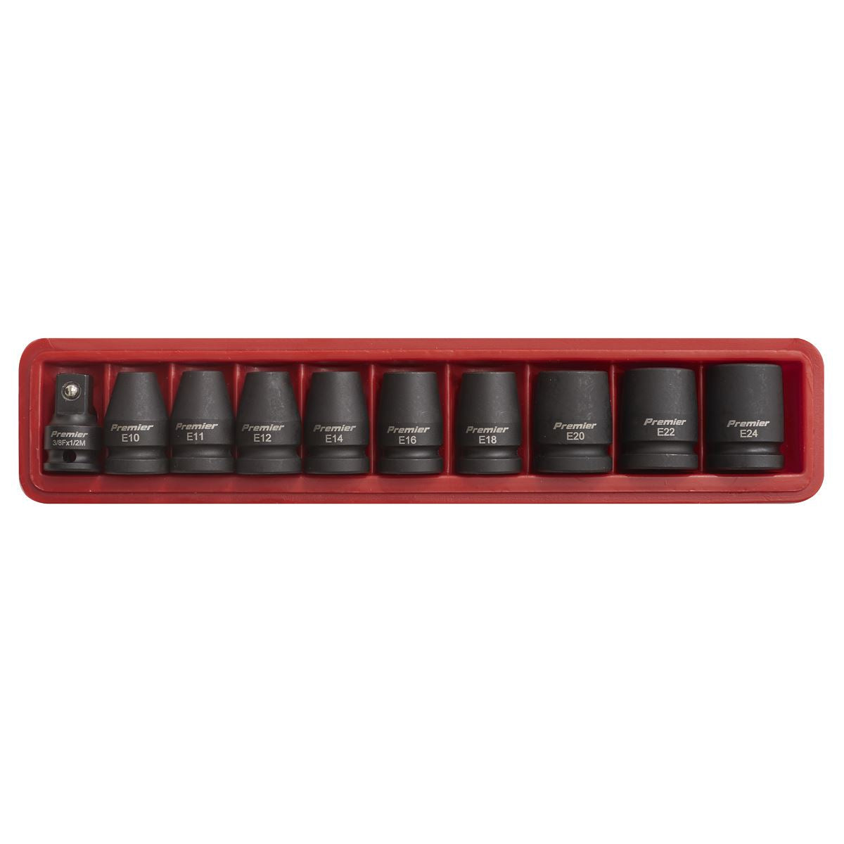 Sealey AK2301 Impact TRX-Star* Female Socket Set 10pc 1/2"Sq Drive Sealey