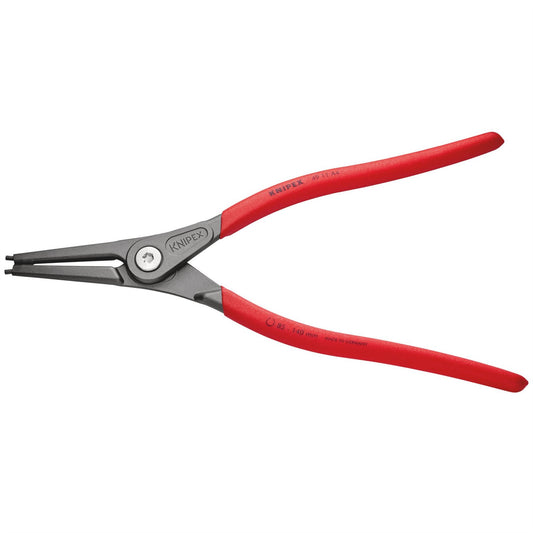 Knipex 75092 49 11 A4 SB Precision Circlip Pliers for external circlips on shafts with non-slip plastic coating grey atramentized 320mm Knipex