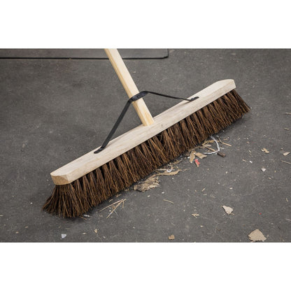 Sealey BM24H Broom 24"(600mm) Stiff/Hard Bristle Sealey