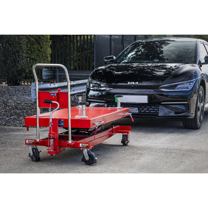 Sealey EVBT1000 1000kg Capacity EV Battery Lift/Hydraulic Platform Truck High Lift Sealey