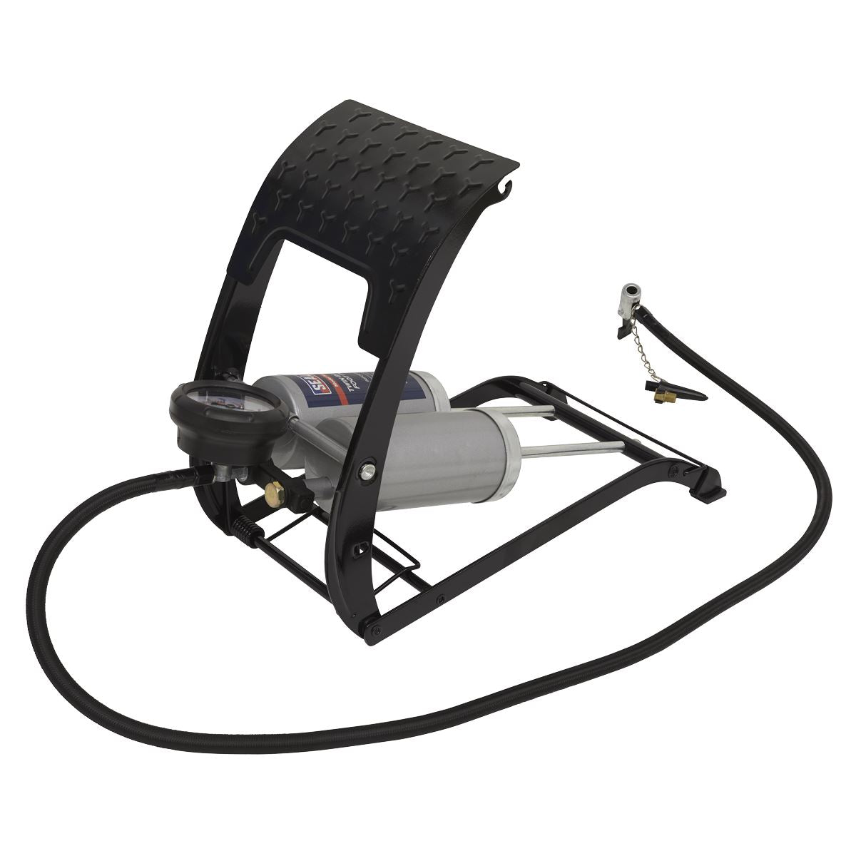 Sealey FP4 Foot Pump Twin Barrel Sealey