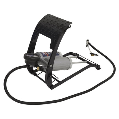 Sealey FP4 Foot Pump Twin Barrel Sealey