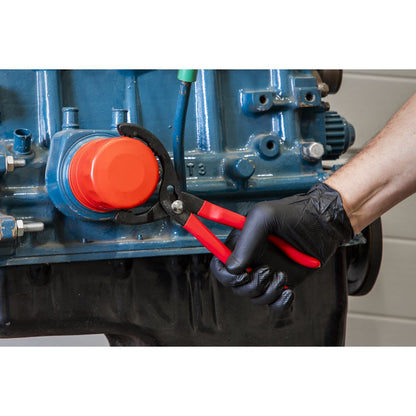 Sealey AK6412 Ø54-89mm Capacity Oil Filter Pliers Sealey