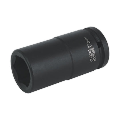 Sealey IS3427D Impact Socket 27mm Deep 3/4"Sq Drive Sealey