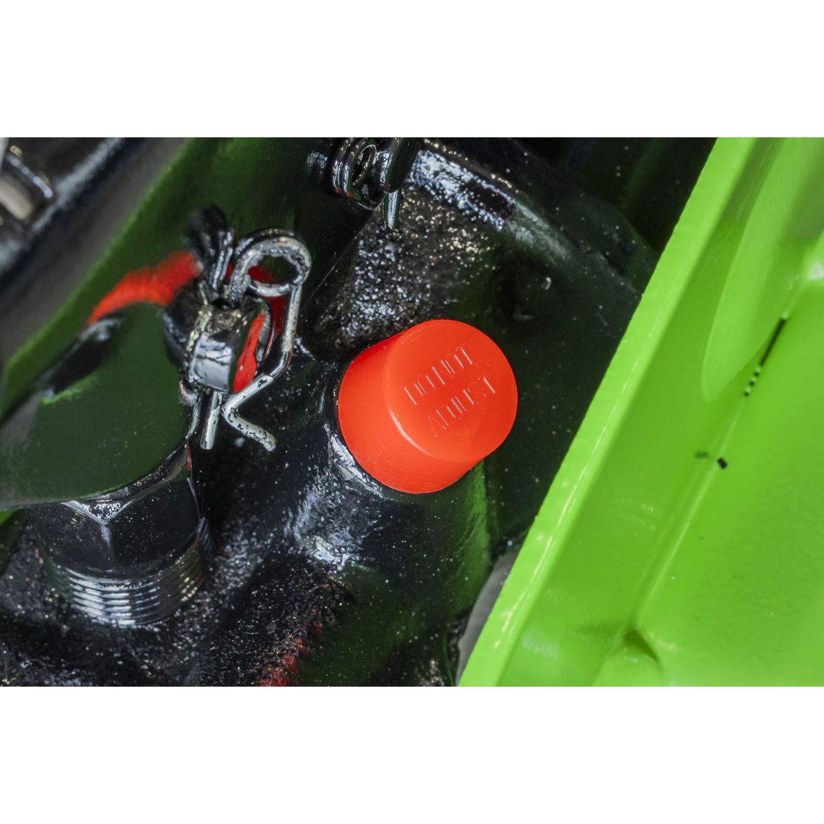 Sealey 1050CXDHV Short Chassis Trolley Jack with Storage Case 2 Tonne - Green Sealey