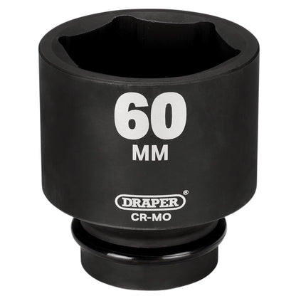 Draper 05157 Expert HI-TORQ® 6 Point Deep Impact Socket 1" Sq. Dr. 60mm Draper