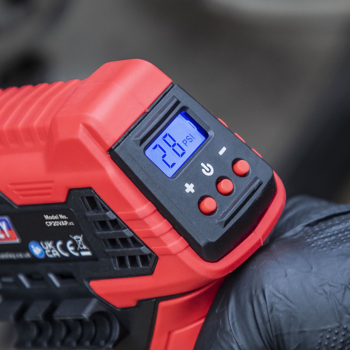 Sealey CP20VAP Cordless Tyre Inflator 20V SV20 Series - Body Only Sealey