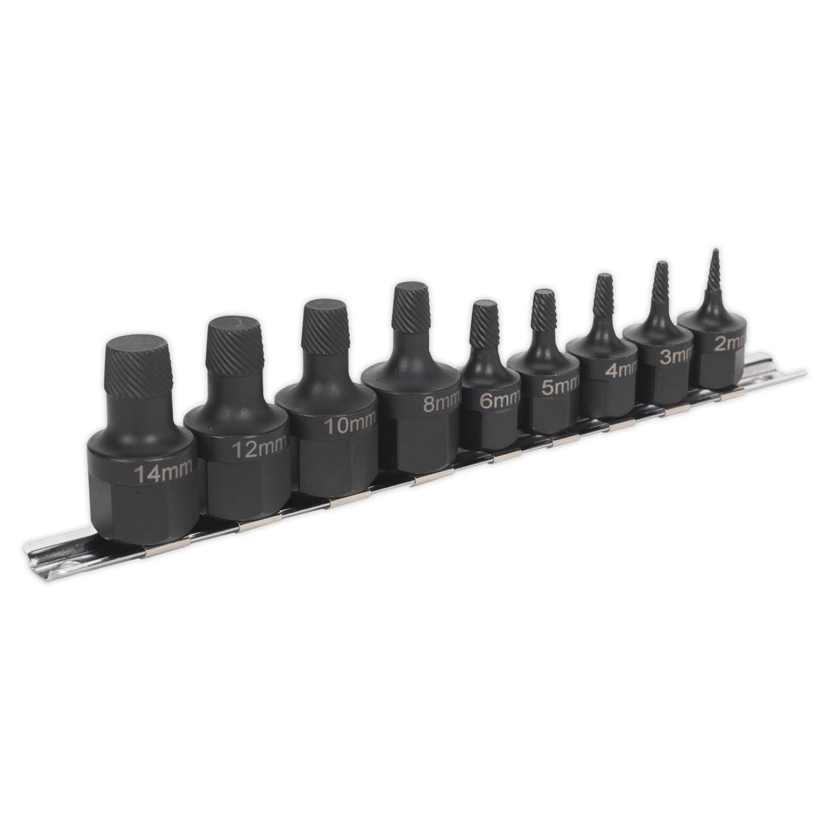 Sealey AK7222 Stud Extractor Set 9pc Sealey