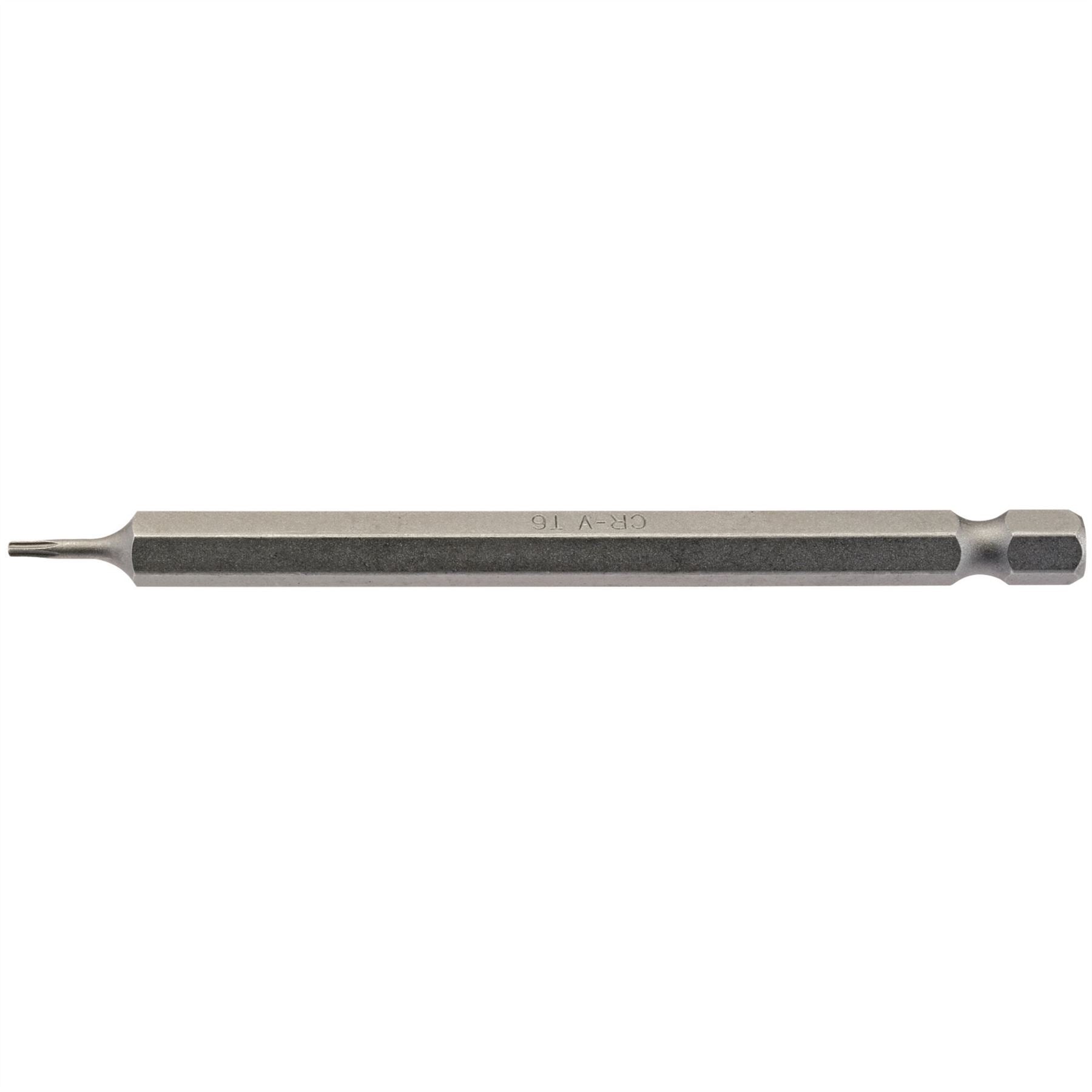 Draper 66905 TX-STAR® Insert Bit 1/4" Hex 100mm Long T6 Pack of 1 Draper