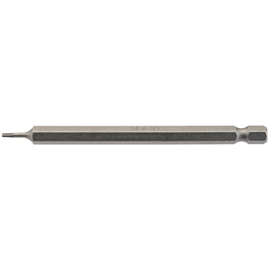 Draper 66905 TX-STAR® Insert Bit 1/4" Hex 100mm Long T6 Pack of 1 Draper