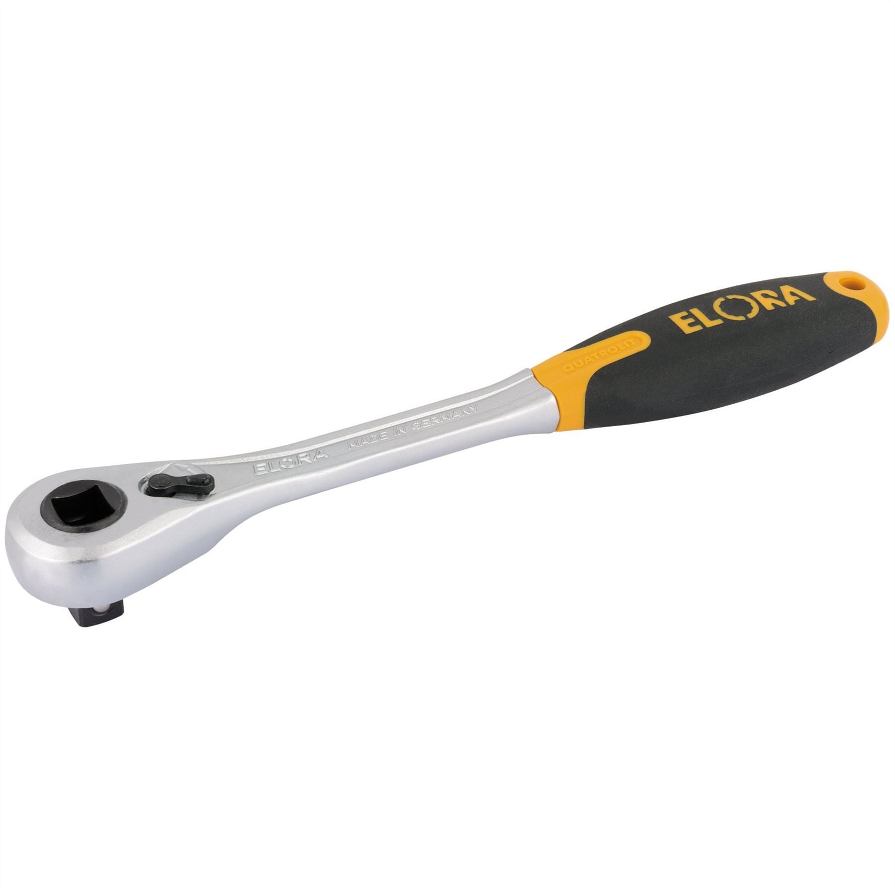 Elora 02715 Soft Grip Reversible Ratchet 1/2" Sq. Dr. Elora