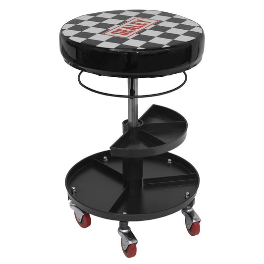 Sealey SCR15COMBO SCR15 Mechanic's Seat and Tool Tray Combo Sealey