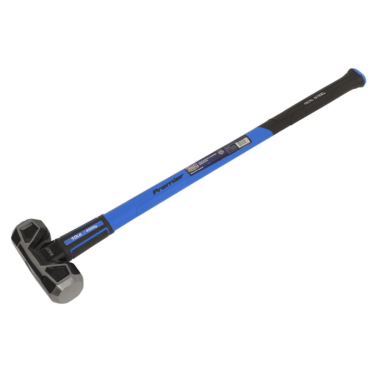 Sealey SLHG10 Sledge Hammer with Fibreglass Shaft 10lb Sealey