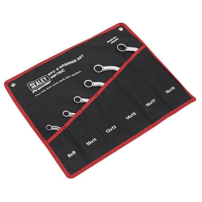 Sealey AK6315 S-Spanner Set 6pc - Metric Sealey