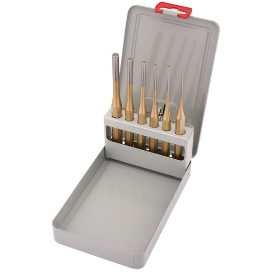Draper 74712 Octagonal Parallel Pin Punch Set 150mm 6 Piece Draper