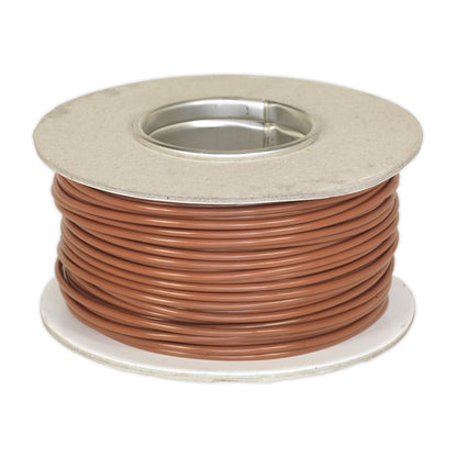 Sealey AC2830BN Automotive Cable Thin Wall Single 2mm² 28/0.30mm 50m Brown Sealey