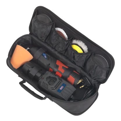 Sealey CP2812V Cordless Mini Sander/Polisher Kit Ø75mm 12V Lithium-ion Sealey