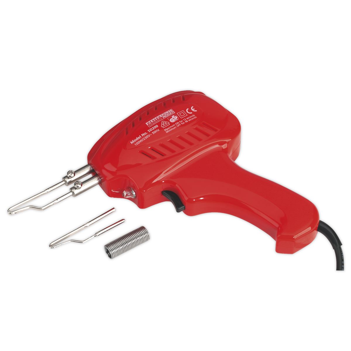 Sealey SD200 Soldering Gun Kit 100W Sealey