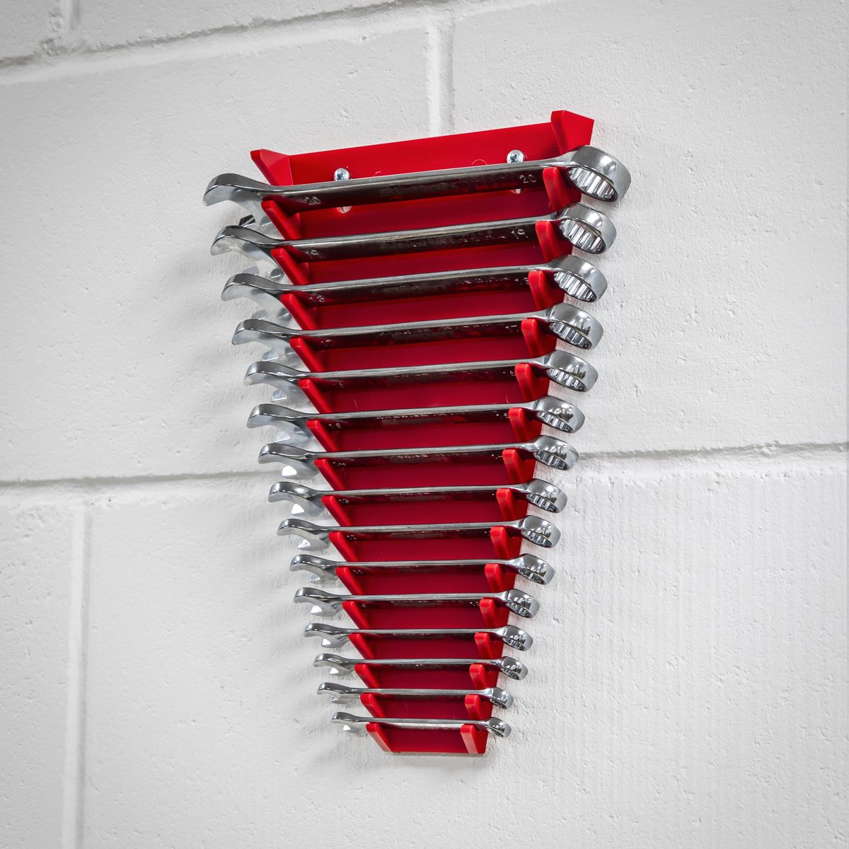 Sealey WR05 Spanner Rack Capacity 15 Spanners Sealey