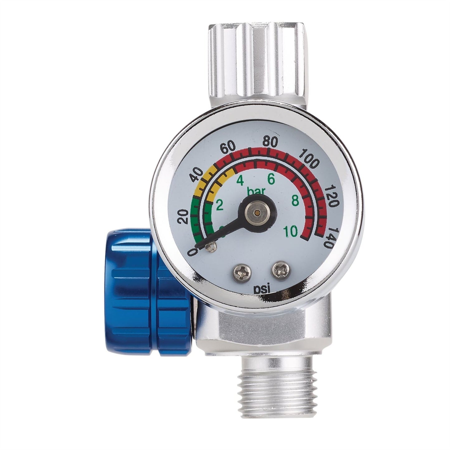 Draper 28377 1/4" BSP On-Gun Air Regulator and Gauge 140psi Draper