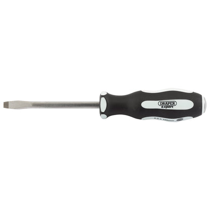 Draper 35181 Pound Thru' Plain Slot Soft Grip Screwdriver 6.5 x 100mm Draper