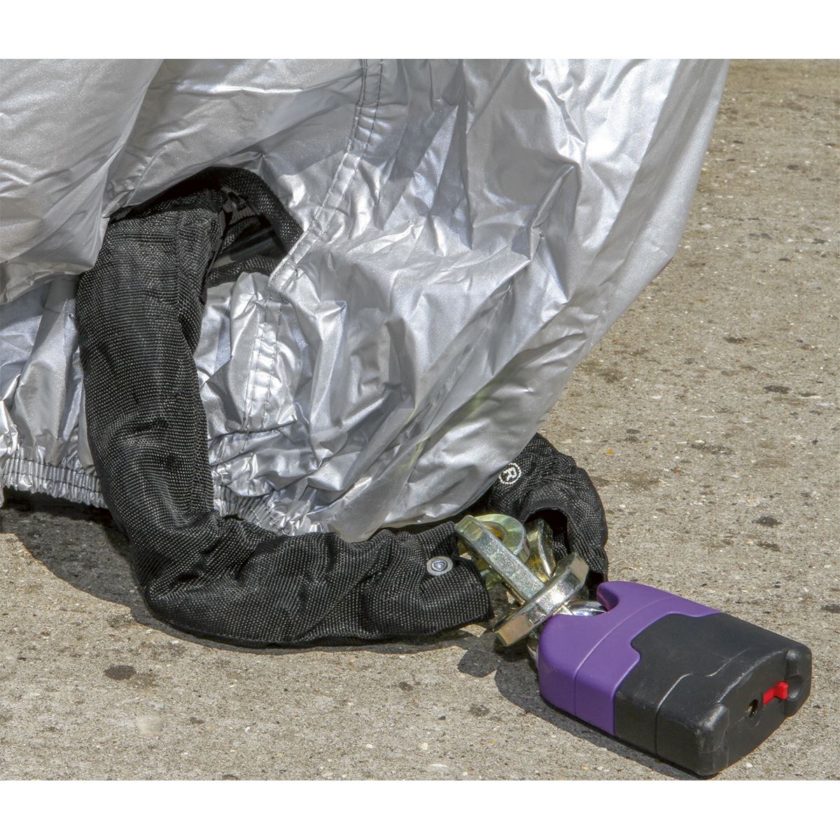 Sealey MCL Motorcycle Cover 2460 x 1050 x 1370mm - Large Sealey