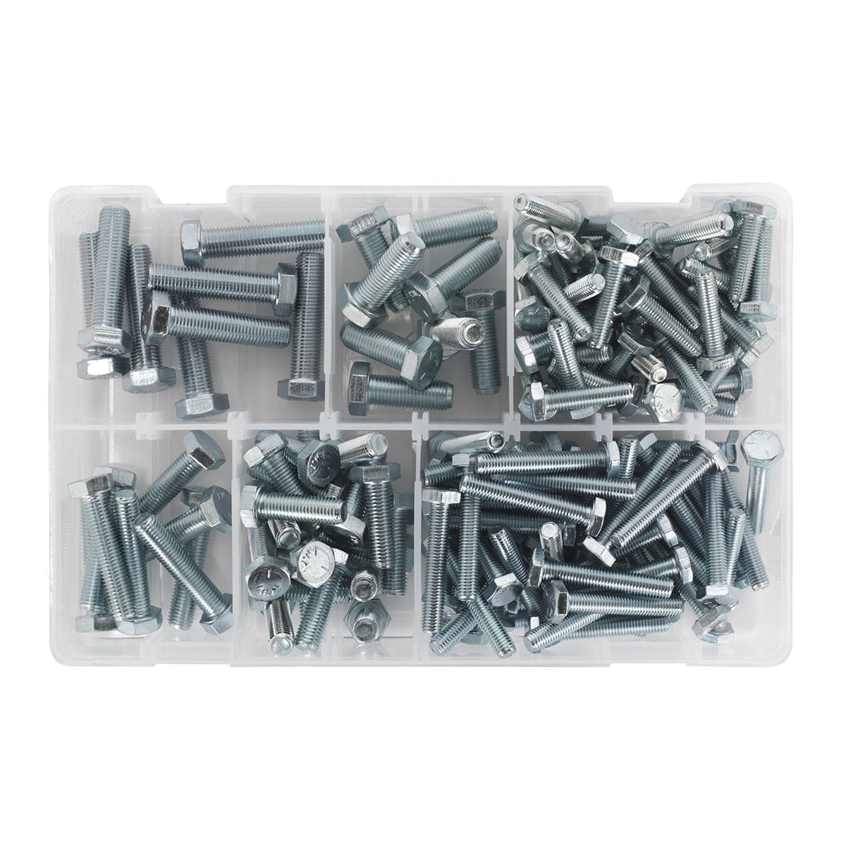 Sealey AB047UNF Setscrew Assortment 144pc 1/4"-3/8"UNF Sealey