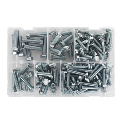 Sealey AB047UNF Setscrew Assortment 144pc 1/4"-3/8"UNF Sealey