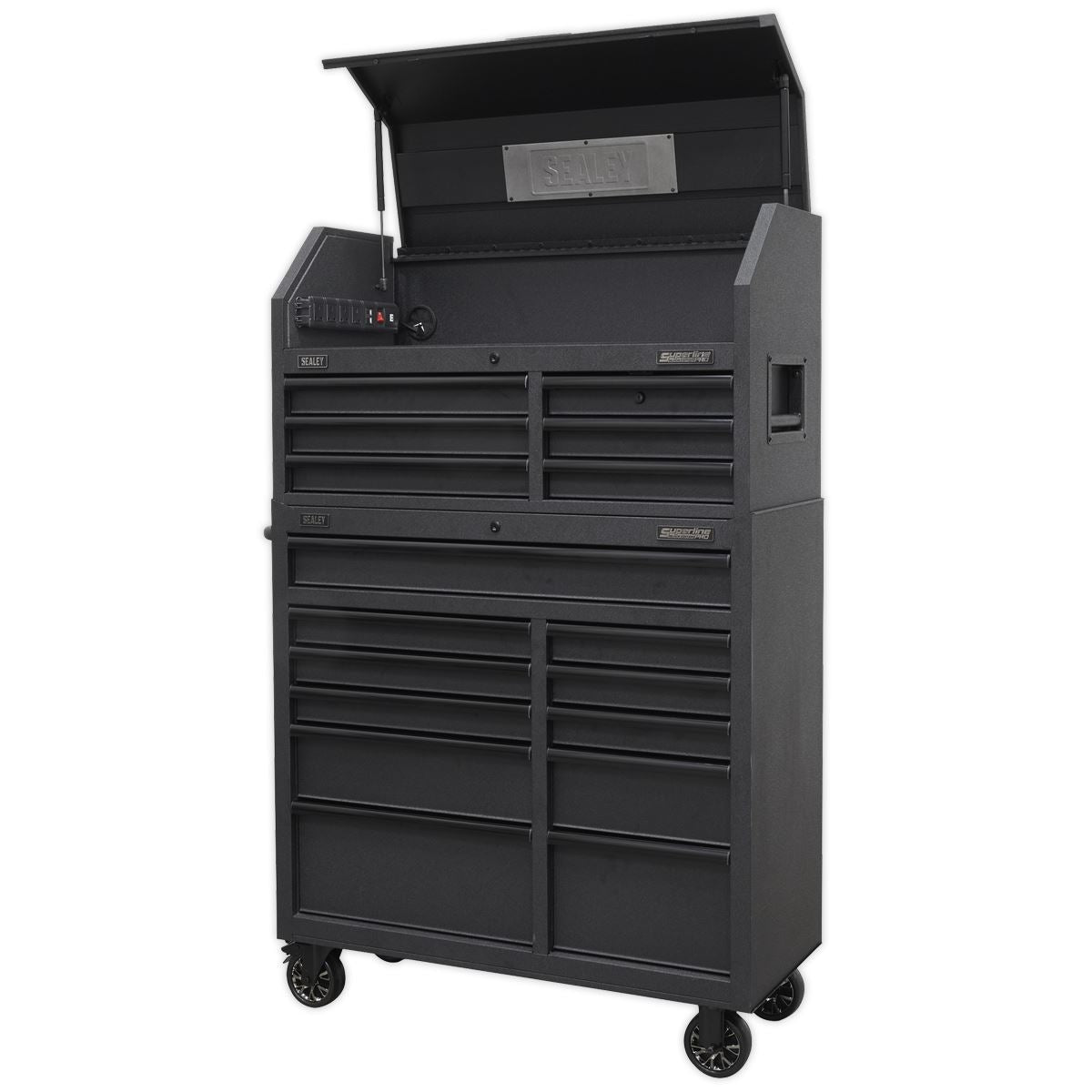 Sealey AP41BESTACK Tool Chest 17 Drawer Combination Soft Close Drawers with Power Strip Sealey