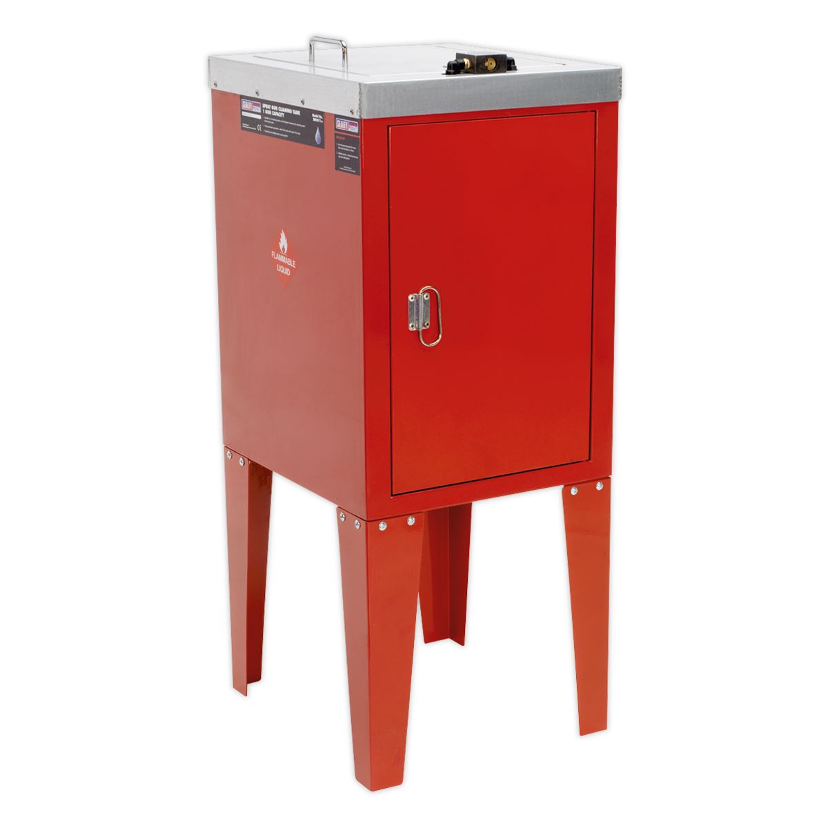 Sealey SM24/1 Spray Gun Cleaning Tank 1 Gun Capacity Sealey