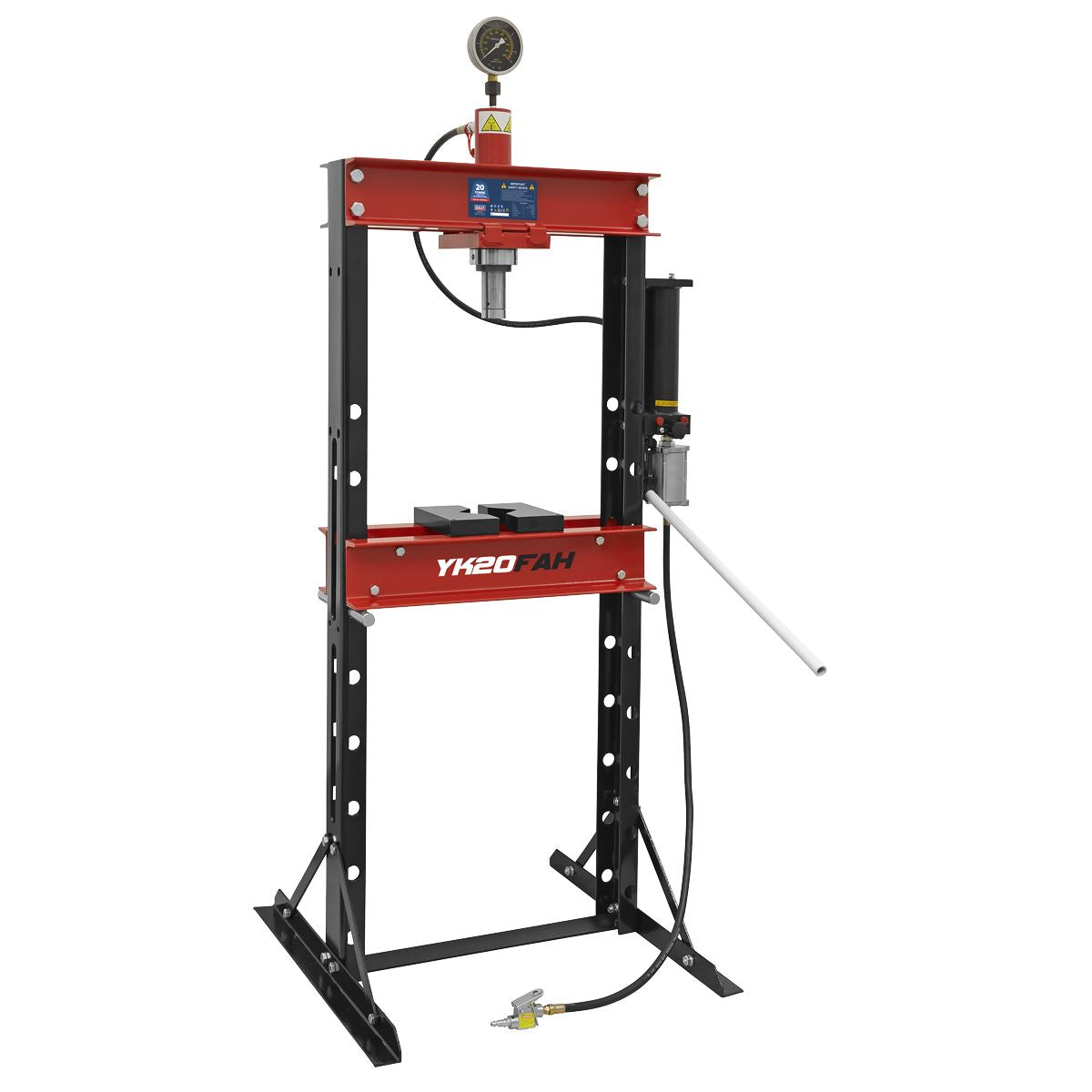Sealey YK20FAH Air/Hydraulic Floor Type Press 20 Tonne Sealey