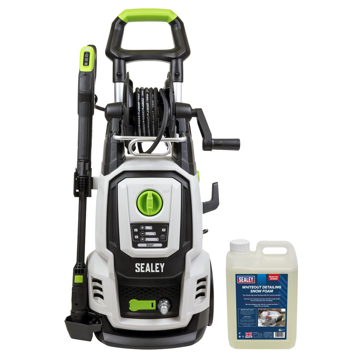 Sealey PW2400COMBO Pressure Washer 170bar 450L/hr with Snow Foam Sealey
