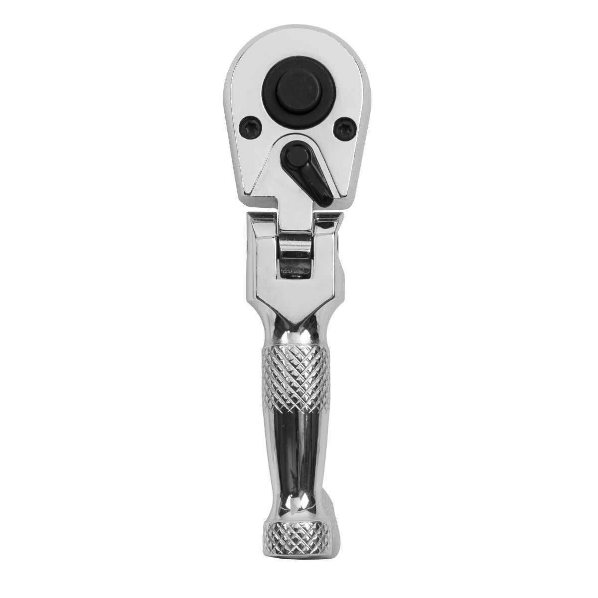 Sealey AK660SF Ratchet Wrench Flexi-Head Stubby 1/4"Sq Drive Sealey