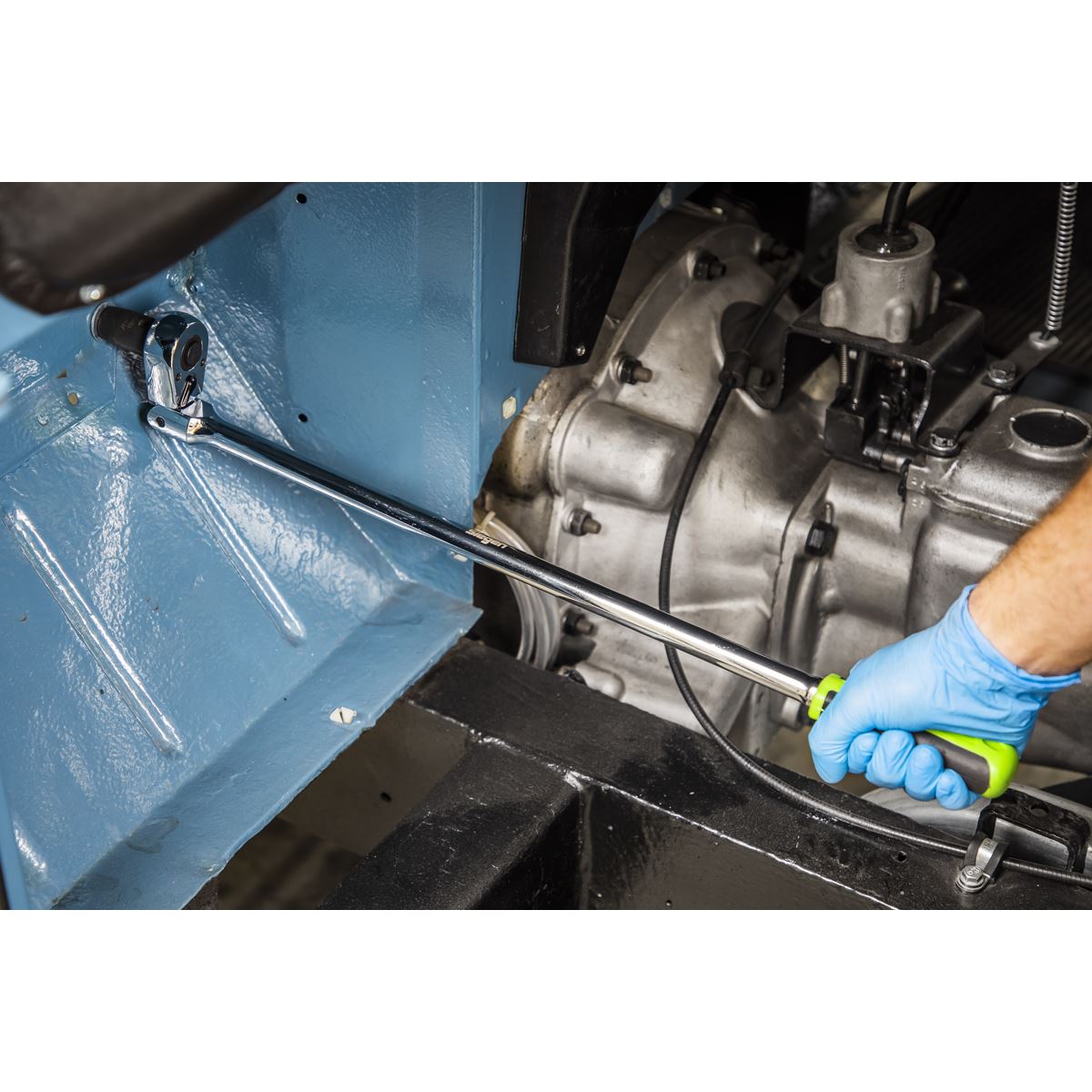 Siegen S01231 Ratchet Wrench Set 4pc 1/2"Sq Drive Flip Reverse Siegen