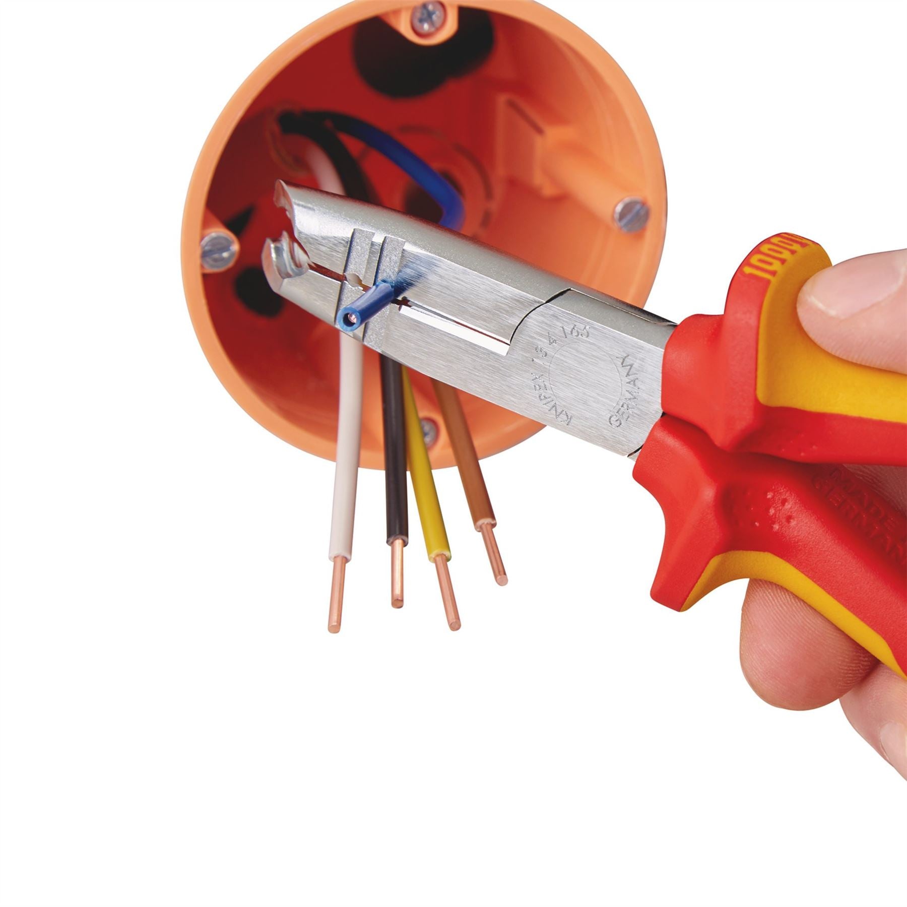 Knipex 14738 13 46 165 SB VDE Stripping Pliers 165mm Knipex