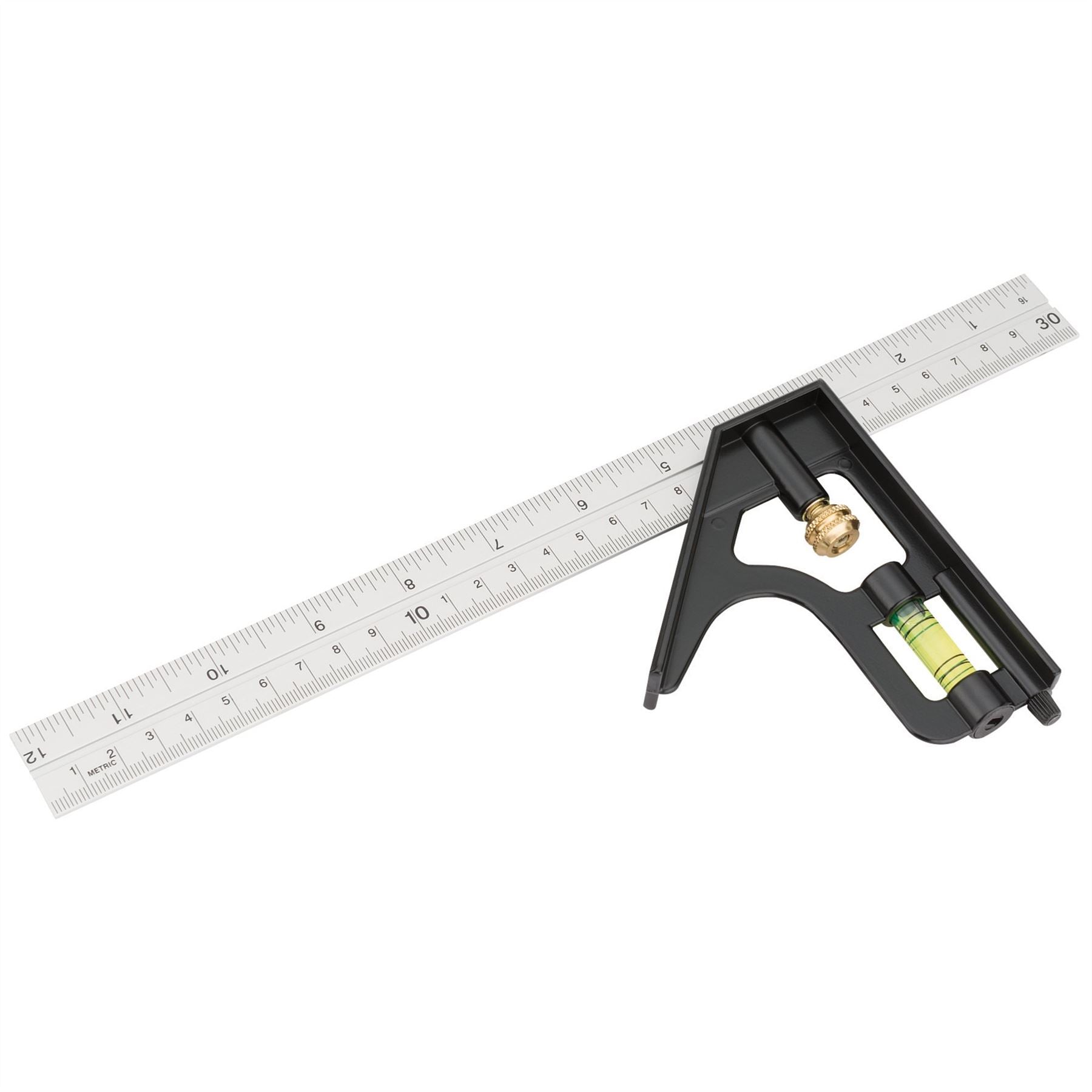 Draper 34703 Metric and Imperial Combination Square 300mm Draper
