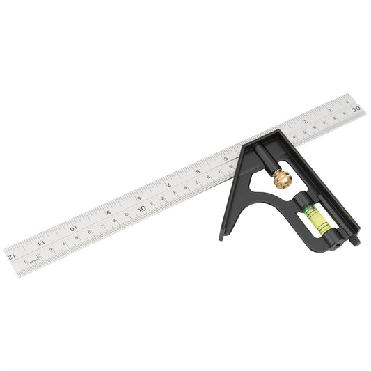 Draper 34703 Metric and Imperial Combination Square 300mm Draper