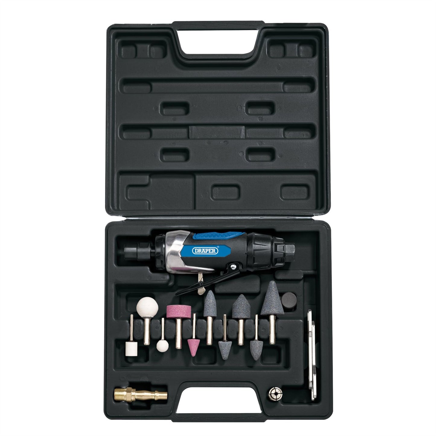 Draper 83736 Air Die Grinder Kit 15 Piece Draper