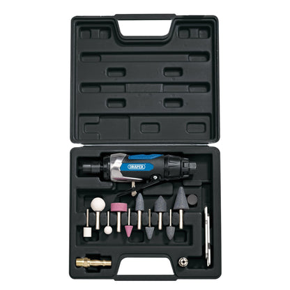 Draper 83736 Air Die Grinder Kit 15 Piece Draper