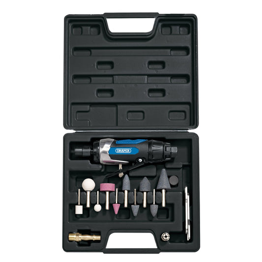 Draper 83736 Air Die Grinder Kit 15 Piece Draper