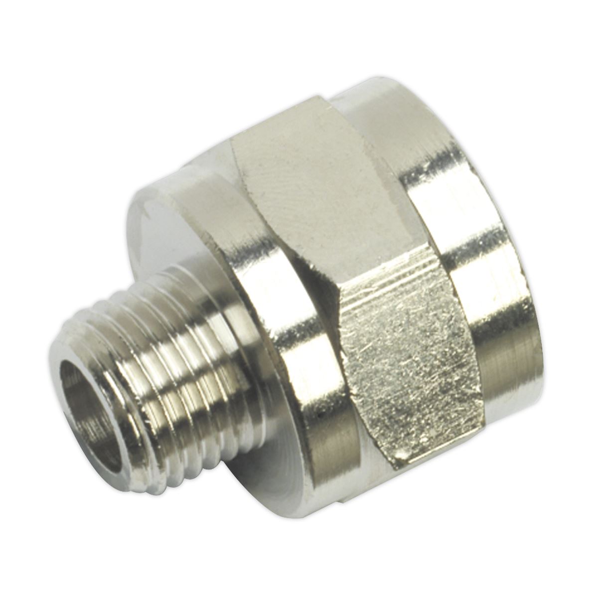 Sealey SA1/1412F Adaptor 1/4"BSPT Male to 1/2"BSP Female Sealey